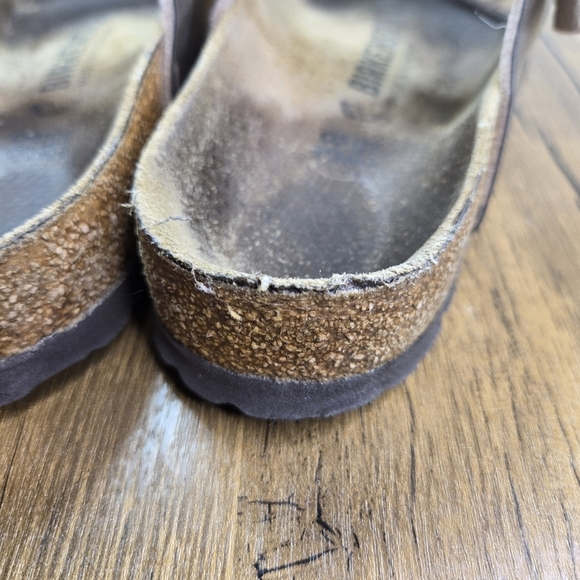 Birkenstock Mayari Gold Leather Sandals - Picture 8 of 13